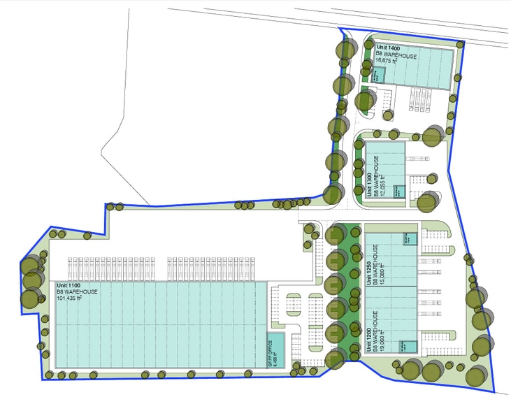 Bunkers Lane, Gamston for lease - Site Plan - Image 3 of 3