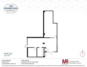 1200 Shermer Rd, Northbrook, IL for lease Floor Plan- Image 1 of 1