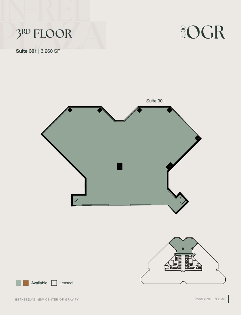 7500 Old Georgetown Rd, Bethesda, MD for lease Floor Plan- Image 1 of 1