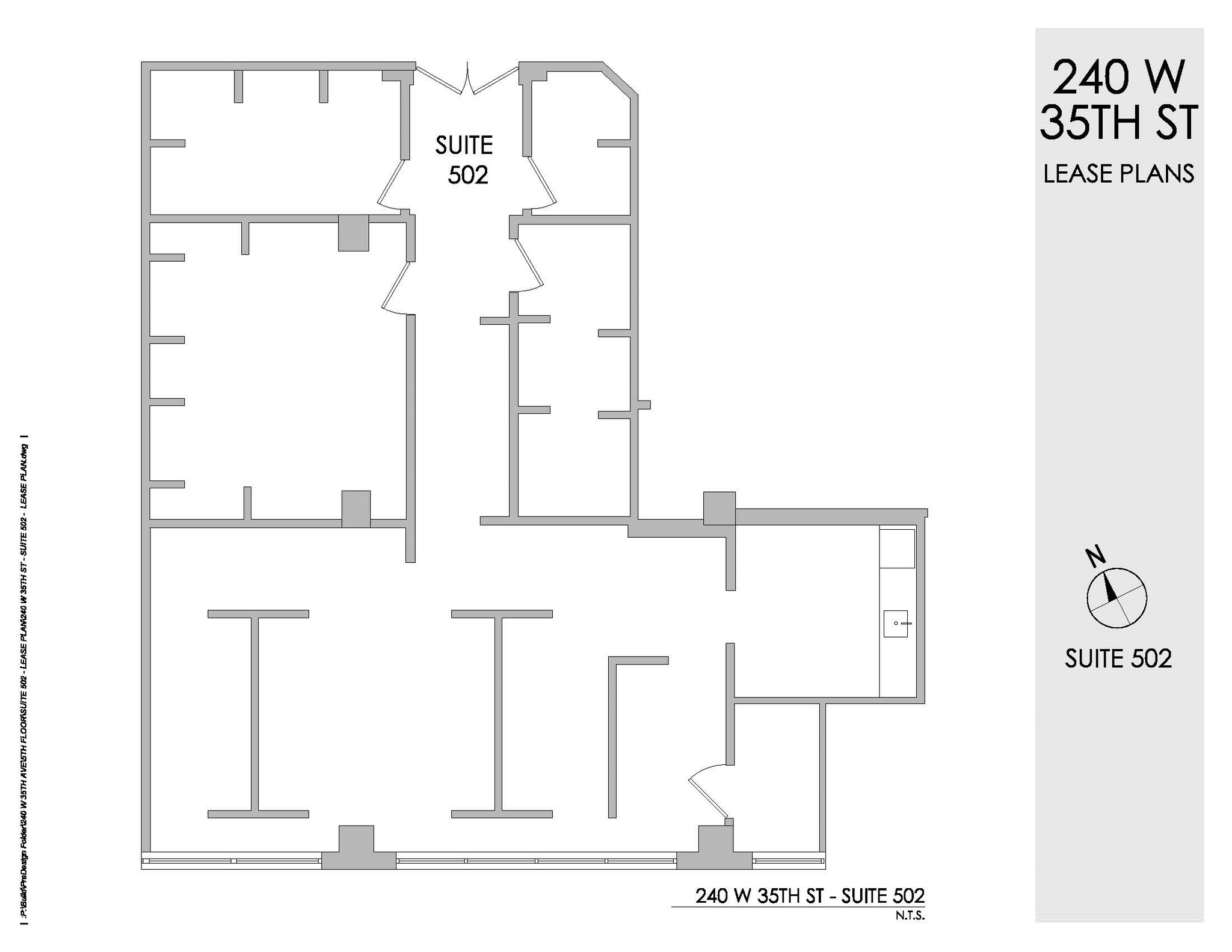 240 W 35th St, New York, NY for lease Floor Plan- Image 1 of 3