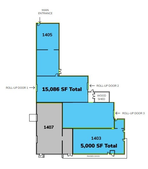 1403-1407 S Coast Hwy, Oceanside, CA for lease Floor Plan- Image 1 of 1