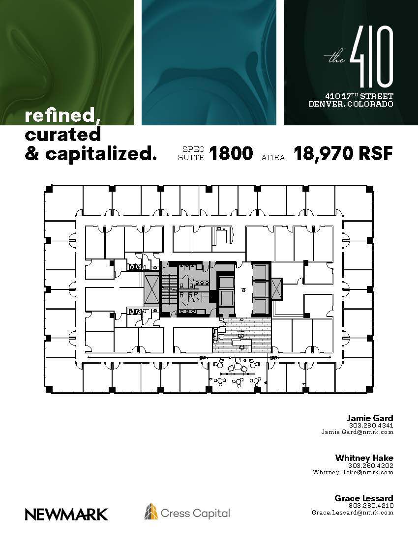 410 17th St, Denver, CO for lease Floor Plan- Image 1 of 1