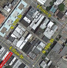 1711 E Main St, Richmond, VA - aerial  map view