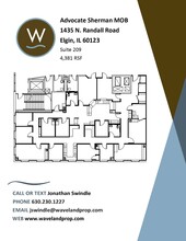 1435 N Randall Rd, Elgin, IL for lease Floor Plan- Image 1 of 9