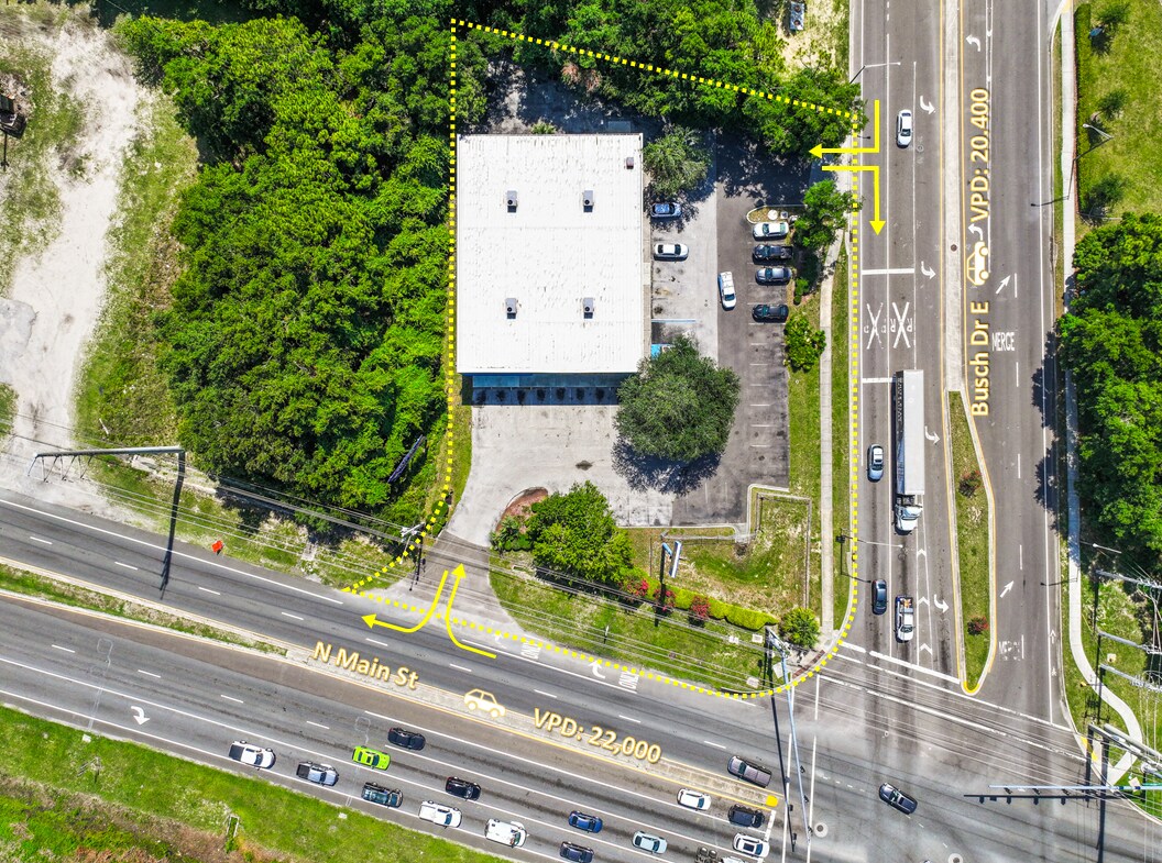 10733 N Main St Jacksonville - 10733 N Main St Jacksonville FL Plat Map 3 LargeHighDefinition 