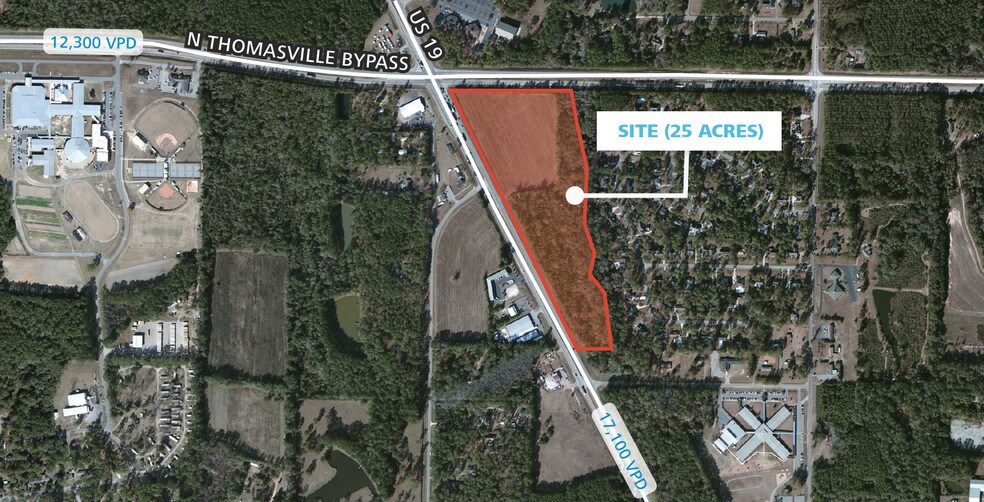 00 US Hwy 19 N & 84 By-Pass, Thomasville, GA for sale - Building Photo - Image 1 of 1