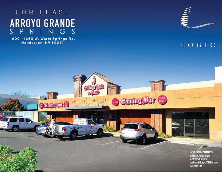 1600-1660 W Warm Springs Rd, Henderson, NV for lease - Building Photo - Image 1 of 19