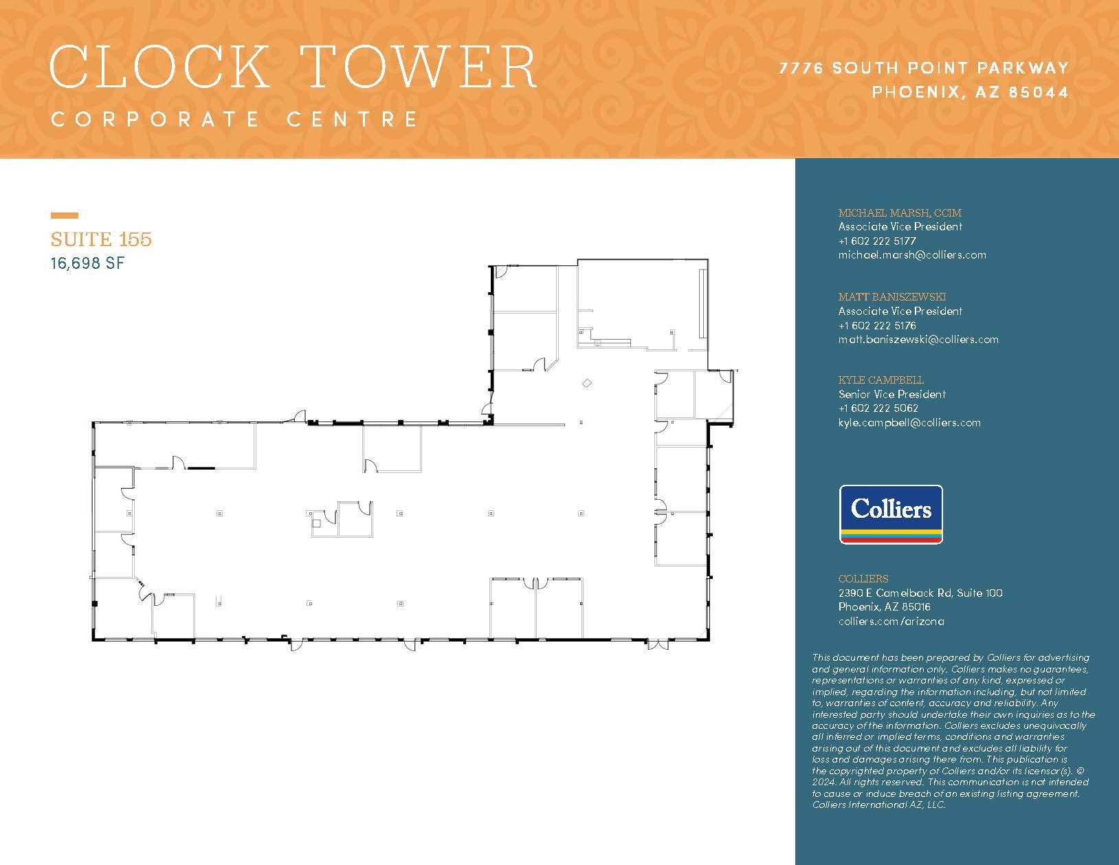 7776 S Pointe Pky W, Phoenix, AZ for lease Floor Plan- Image 1 of 1