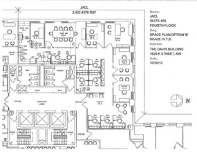 1629 K St NW, Washington, DC for lease Floor Plan- Image 1 of 1