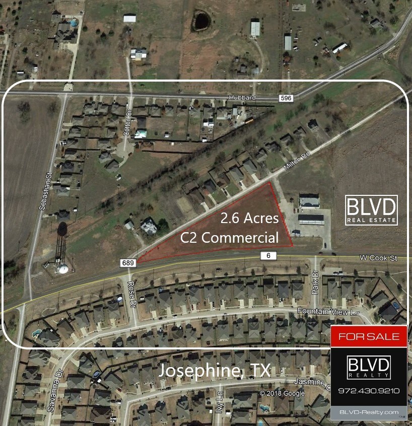 Tbd W Cook St Milton Rd, Josephine, TX 75164