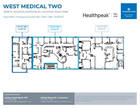 12606 W Houston Center Blvd, Houston, TX for lease Floor Plan- Image 2 of 2