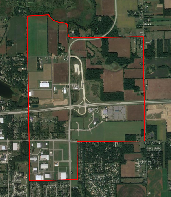 County Road 17, Elkhart, IN for sale Aerial- Image 1 of 3