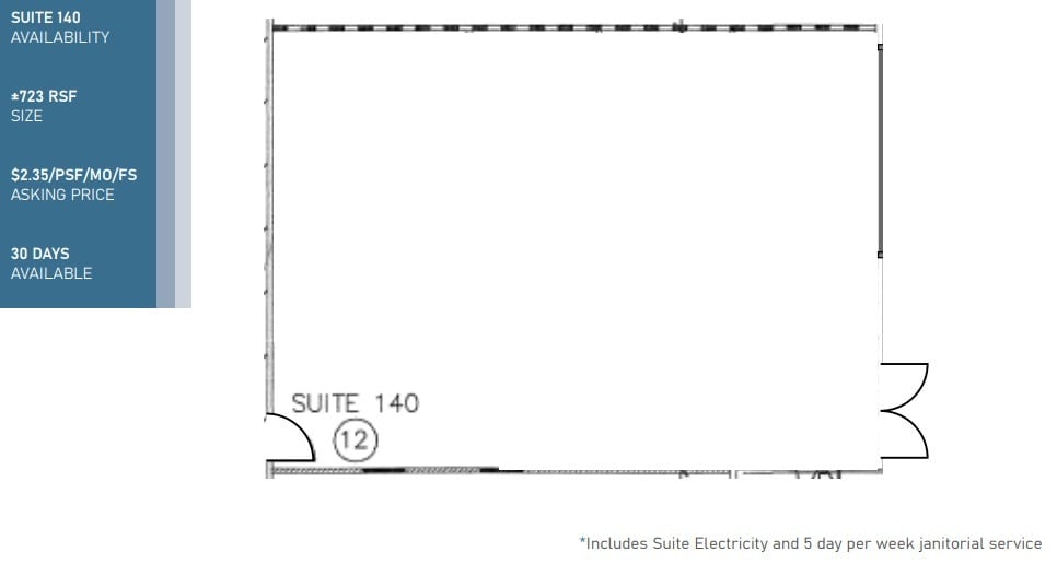 9150 Chesapeake Dr, San Diego, CA for lease Floor Plan- Image 1 of 1