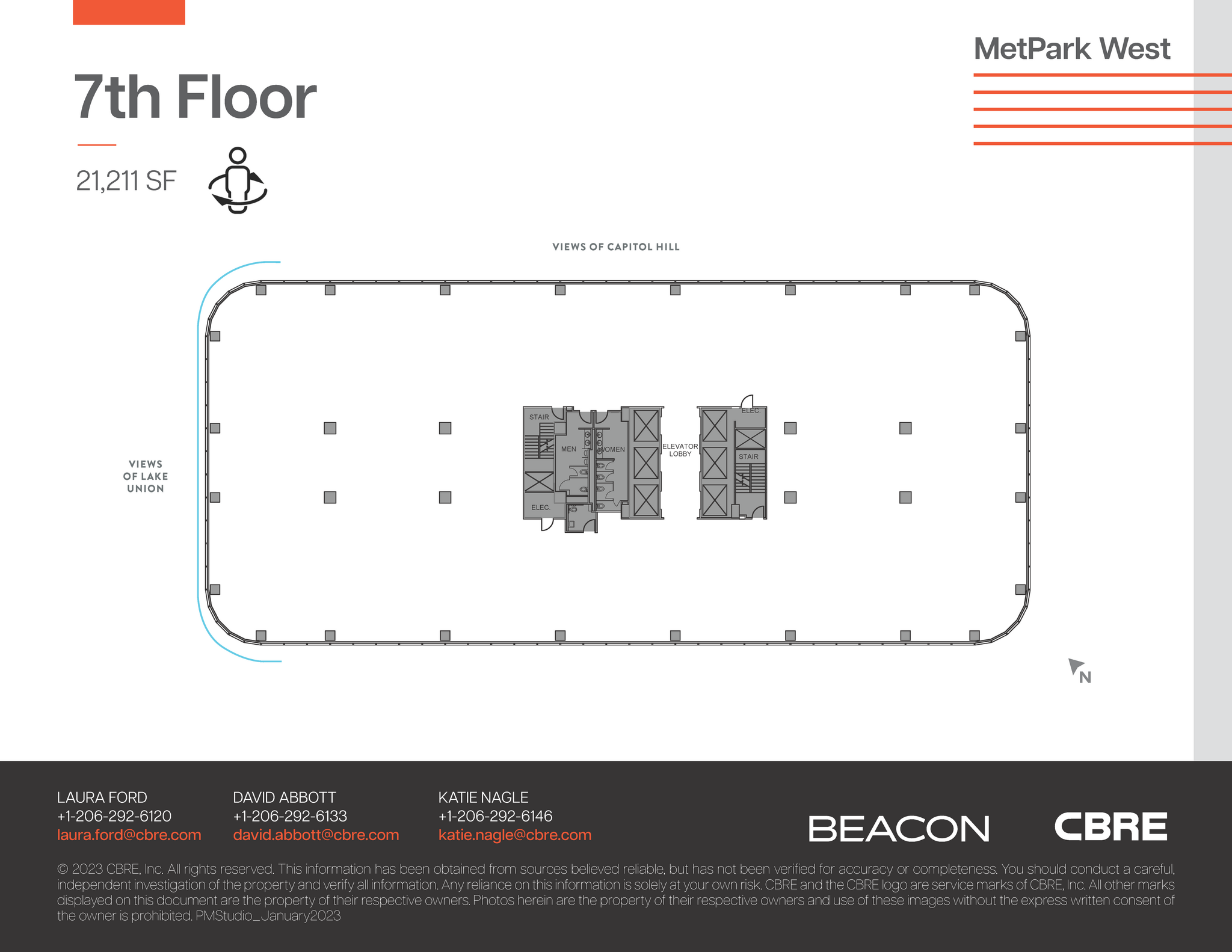 1100 Olive Way, Seattle, WA for lease Floor Plan- Image 1 of 1