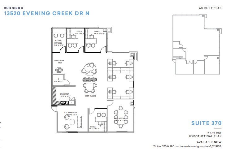 13520 Evening Creek Dr N, San Diego, CA for lease Floor Plan- Image 1 of 1