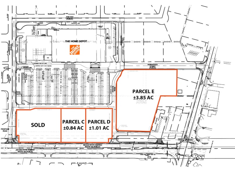 Highway 160, Pahrump, NV for sale - Site Plan - Image 2 of 3