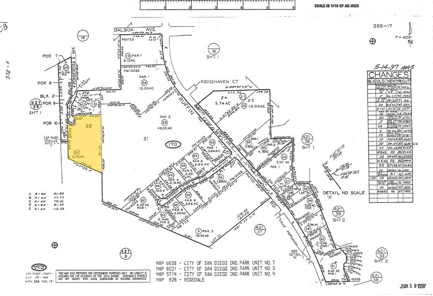 4217 Ponderosa Ave, San Diego, CA for lease - Plat Map - Image 2 of 4