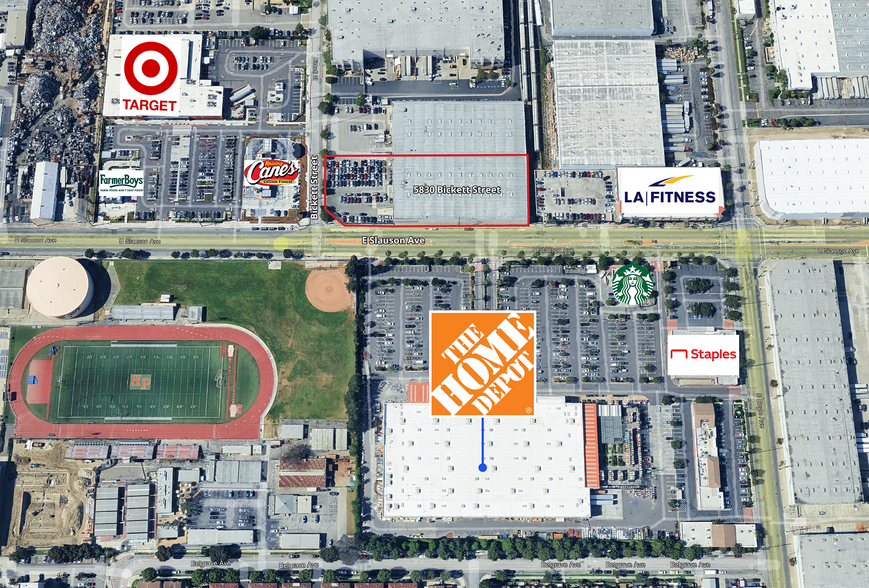 5820-5830 Bickett St, Huntington Park, CA for lease - Building Photo - Image 2 of 10