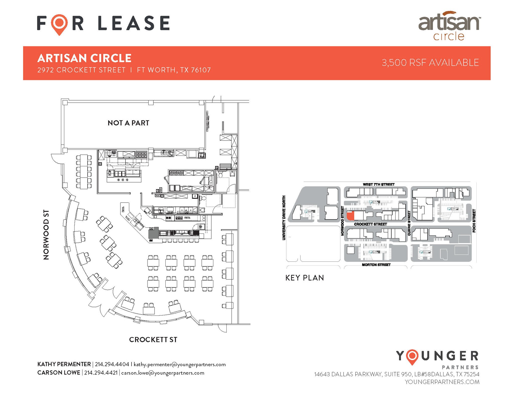 2973 W 7th St, Fort Worth, TX for lease Floor Plan- Image 1 of 1