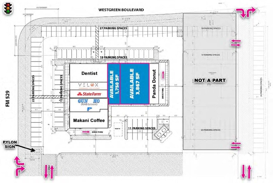 21350 FM 529, Cypress, TX for lease - Site Plan - Image 3 of 4