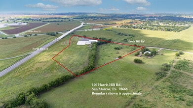190 Harris Hill Rd, San Marcos, TX - AERIAL map view - Image1