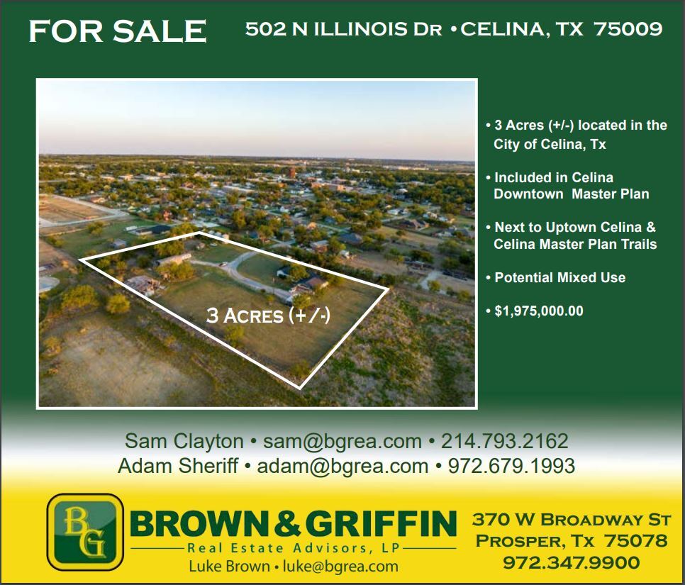 502 N Illinois St, Celina, TX for sale Building Photo- Image 1 of 5