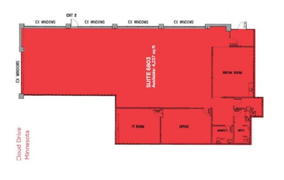 6801-6811 Flying Cloud Dr, Eden Prairie, MN for lease Floor Plan- Image 1 of 1