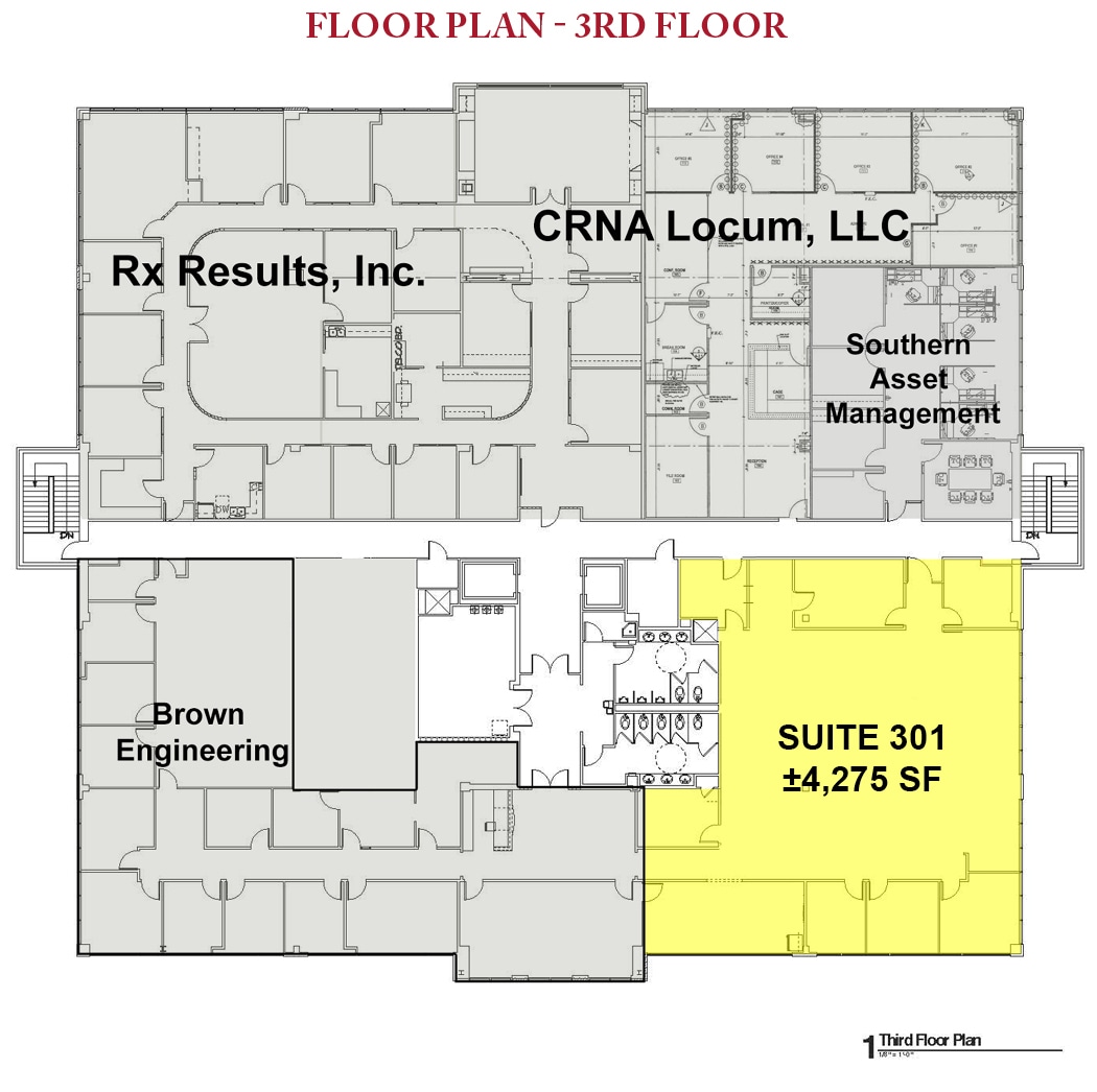 17300 Chenal Pky, Little Rock, AR for lease Floor Plan- Image 1 of 5