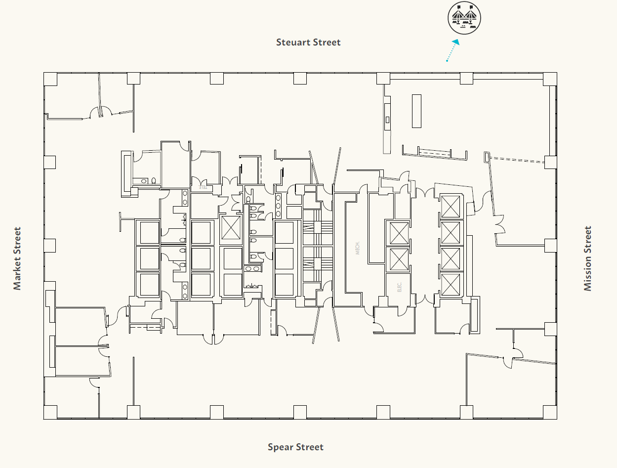1 Market St, San Francisco, CA for lease Floor Plan- Image 1 of 7