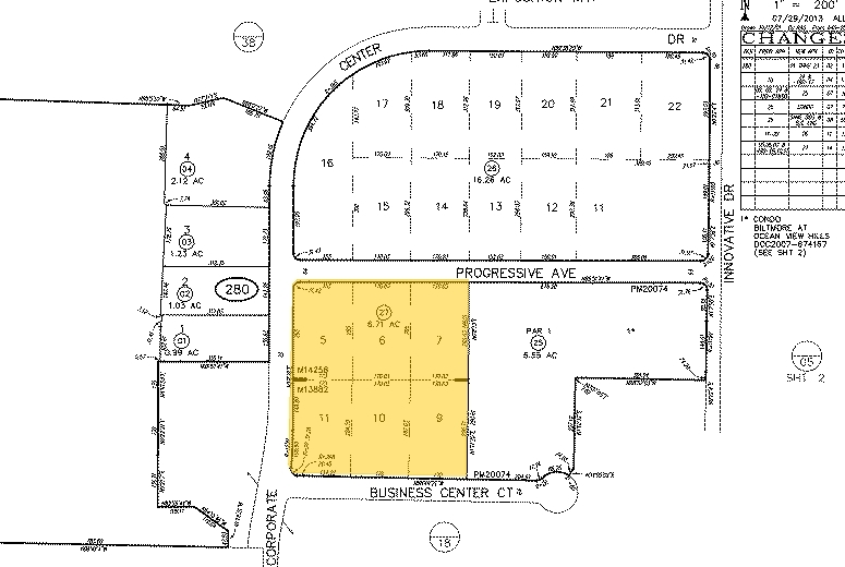 6060 Business Center Ct, San Diego, CA for lease - Plat Map - Image 3 of 6