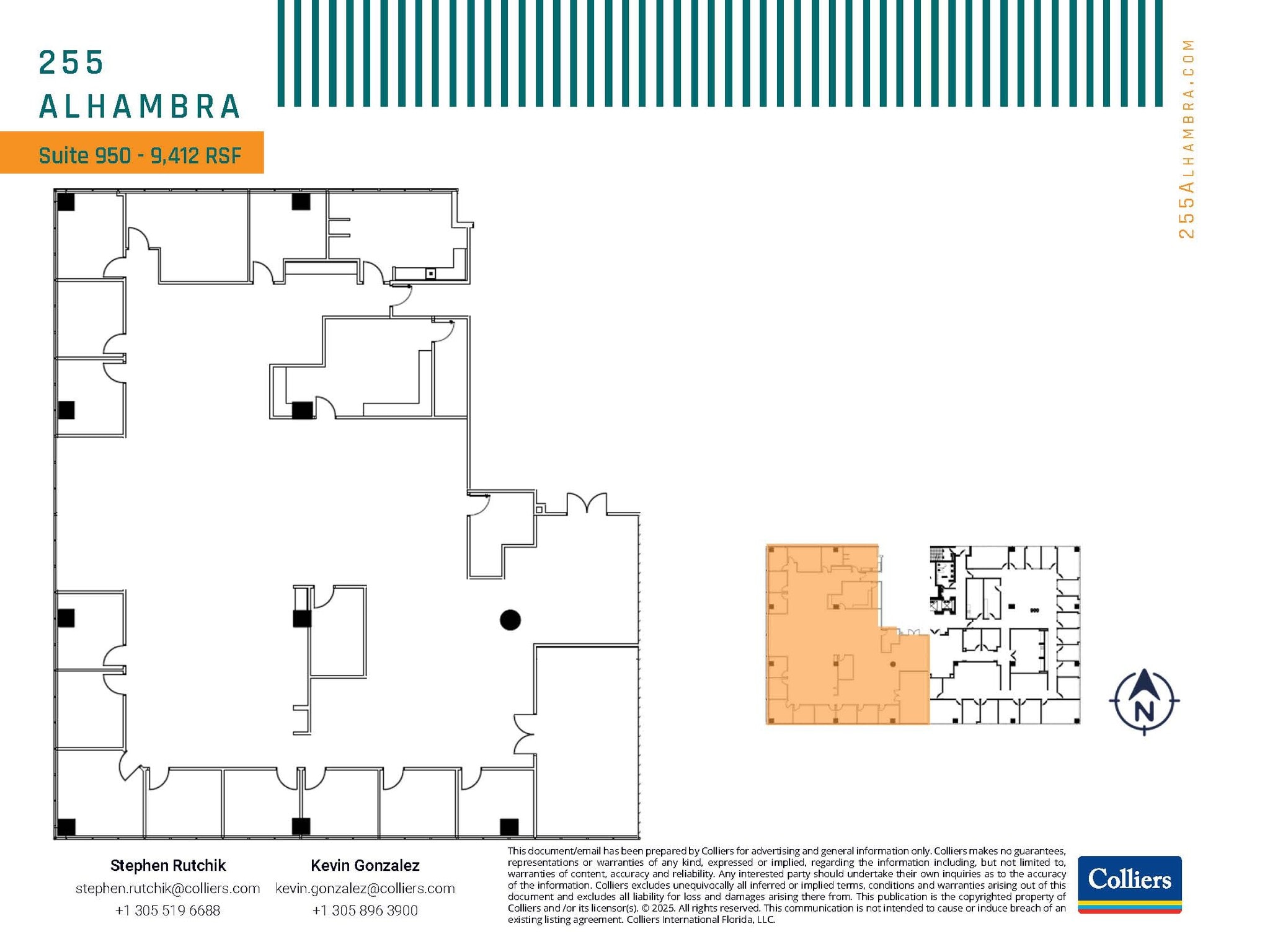 255 Alhambra Cir, Coral Gables, FL for lease Floor Plan- Image 1 of 1