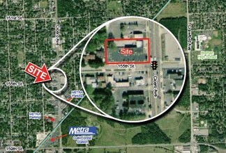 15460 S Cicero Ave, Oak Forest, IL - AERIAL map view