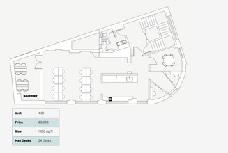 55 Southwark St, London for lease Floor Plan- Image 1 of 4