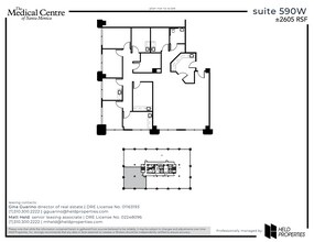2001 Santa Monica Blvd, Santa Monica, CA for lease Floor Plan- Image 1 of 2