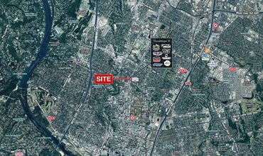 3016 Guadalupe St, Austin, TX - AERIAL  map view