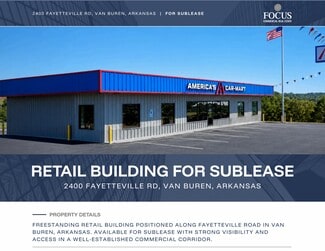 More details for 2400 Fayetteville Rd, Van Buren, AR - Retail for Lease