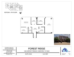 1600 Airport Fwy, Bedford, TX for lease Floor Plan- Image 1 of 1