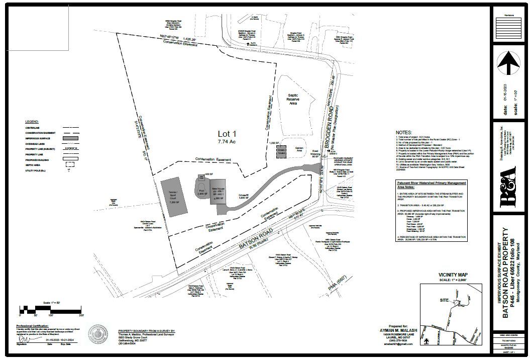 16440 Batson rd, Spencerville, MD 20868 Land for Sale