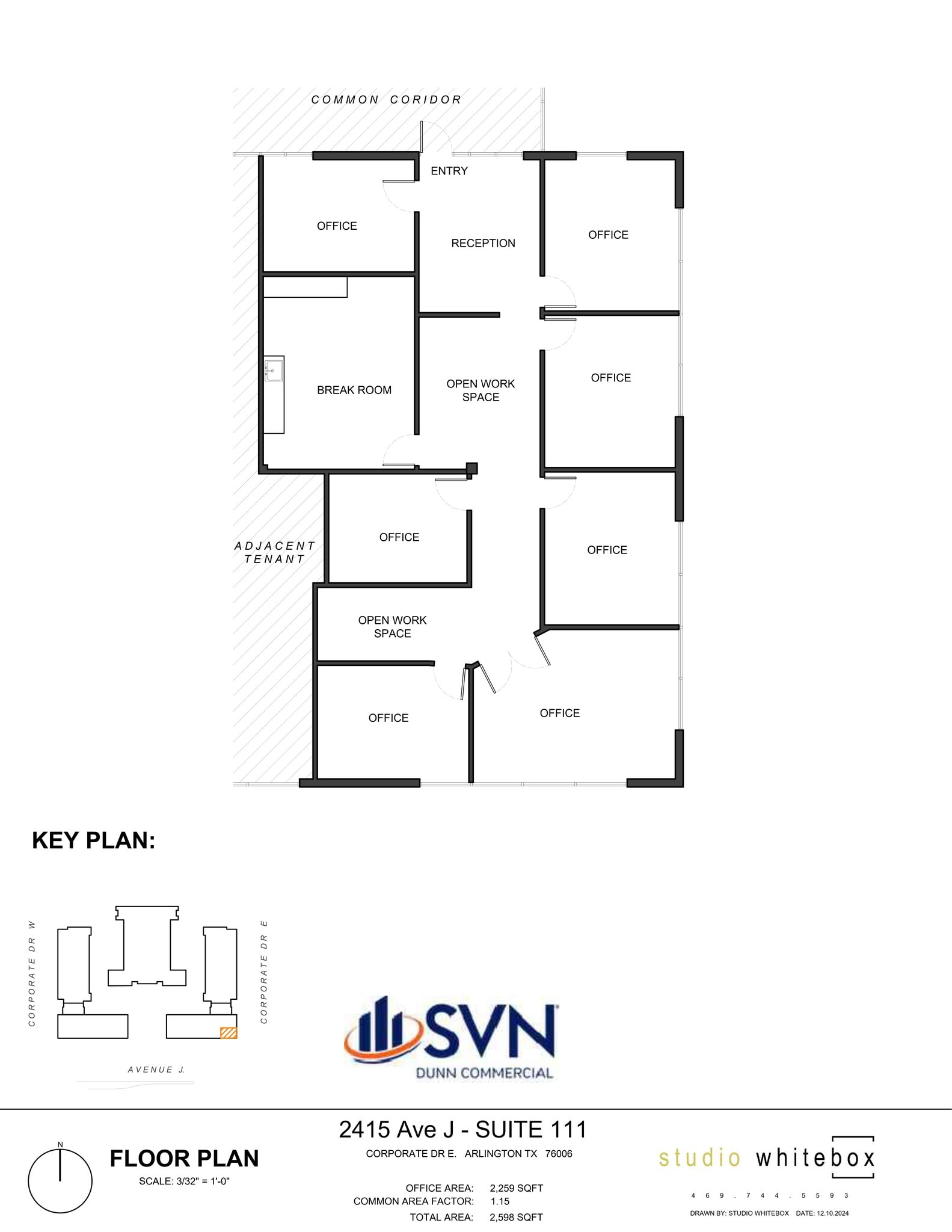 2401 Avenue J, Arlington, TX for lease Site Plan- Image 1 of 1