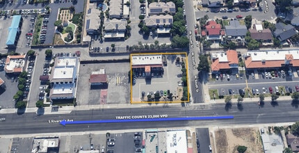 420 S Riverside Ave, Rialto, CA - AERIAL  map view