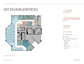999 Baker Way, San Mateo, CA for lease Floor Plan- Image 1 of 1