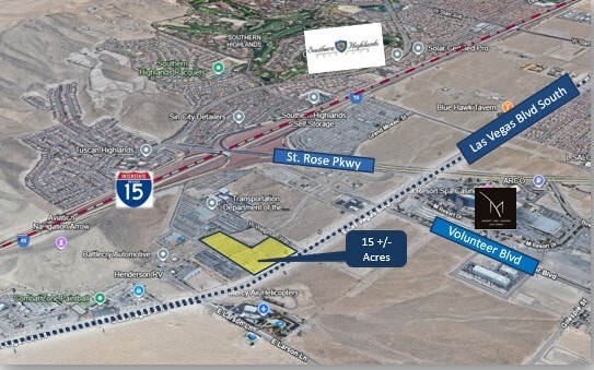 15 Acres Las Vegas & Welpman blvd, Henderson, NV for sale - Primary Photo - Image 1 of 5
