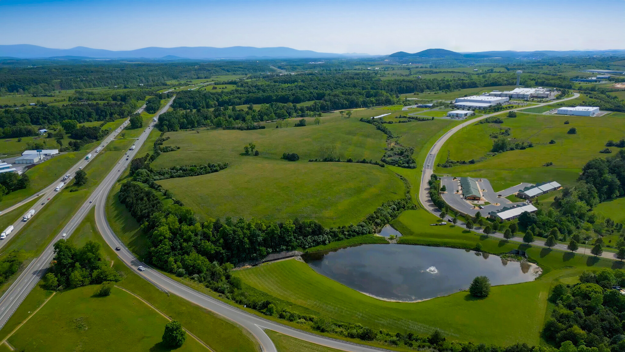 Mill Place pky, Verona, VA for sale Aerial- Image 1 of 7