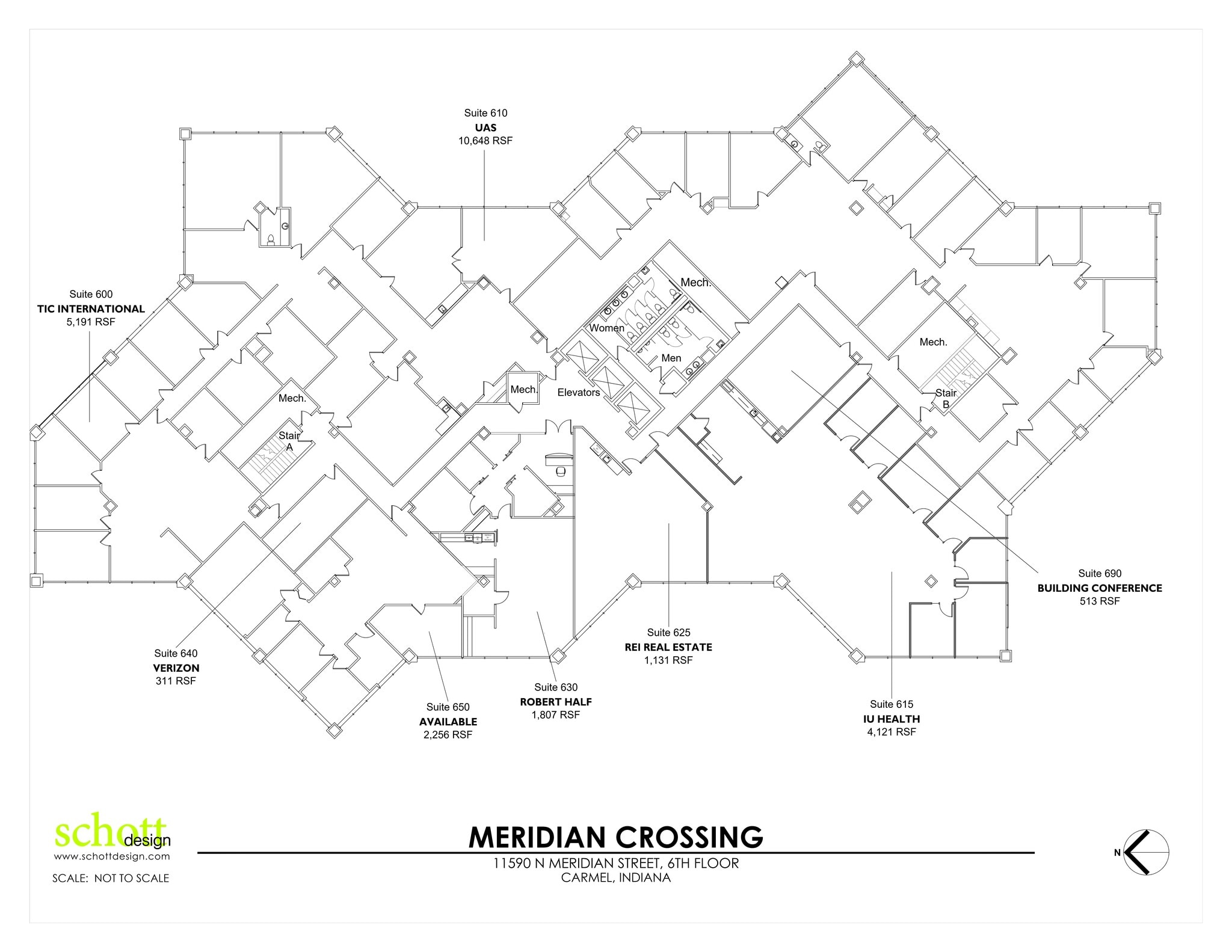 11590 N Meridian St, Carmel, IN for lease Site Plan- Image 1 of 1