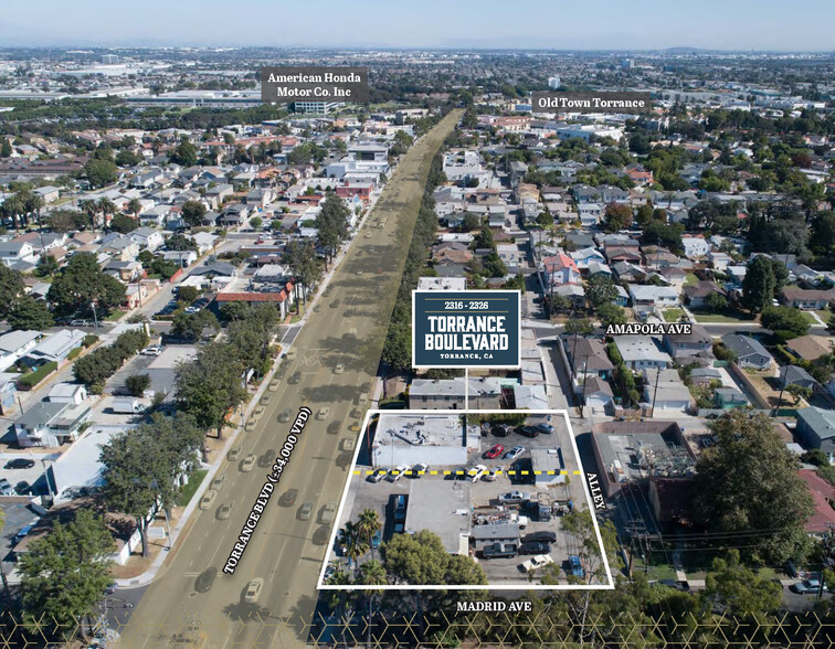 2316-2326 Torrance Blvd, Torrance, CA for sale - Aerial - Image 2 of 2