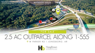 Parker Rd, Jonesboro, AR - AERIAL  map view - Image1