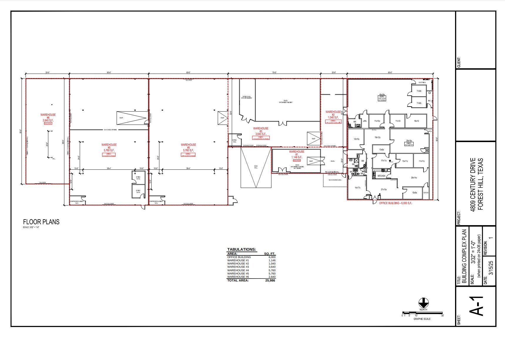 4809 Century Dr, Forest Hill, TX for lease Floor Plan- Image 1 of 1