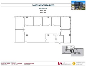 16133 Ventura Blvd, Encino, CA for lease Floor Plan- Image 1 of 1