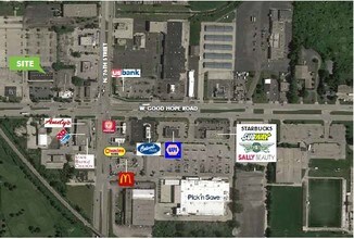 7720 W Good Hope Rd, Milwaukee, WI - AERIAL map view