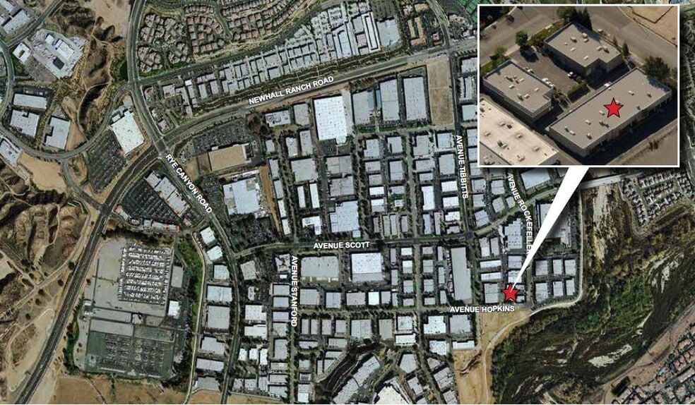 27520 Avenue Hopkins, Valencia, CA for lease - Aerial - Image 2 of 4